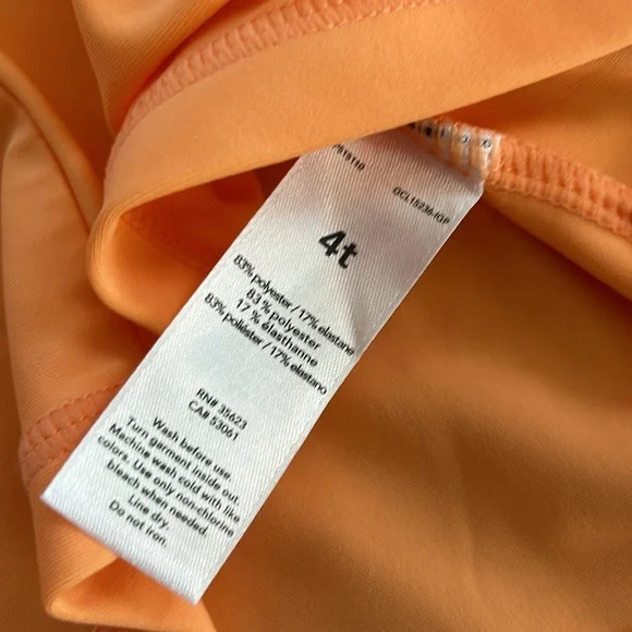 Carters Longsleeve Rashguard Toddler Girls 4T NWT - Picture 5 of 6